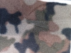 JoAnn Camo Blizzard Brown Green Gray Black Fleece Polyester Fabric 1 pc 39″x 56″
