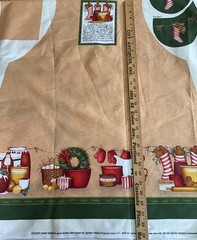 Springs Creative – Recipe Traditions Apron – Holiday – Adult Size – Cut and Sew