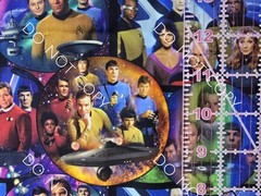 Custom Cotton Woven Fabric TV Show Star Trek Original By The 1/4 Yard 9×56