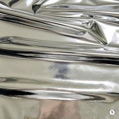 Shiny Metallic Mirror Foil Vinyl 4 way spandex Fabric Dance Bodycon Leggings 54″