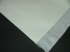 Bonded Interlining Blackout Curtain Thermal Curtain Lining Ivory And White