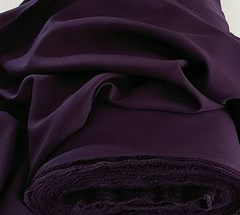 Eggplant Tropical 100% Polyester non-stretch, machine washable.