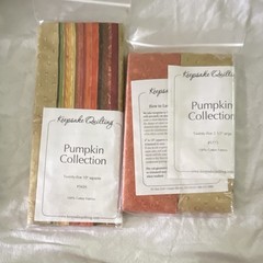 Keepsake Quilting Pumpkin Collection Cotton Fabric 10″ Squares & 2 1/2″ Strips