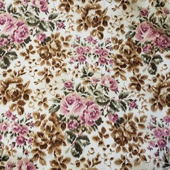 Pink Roses Fabric Cotton Quilting David Textiles Beth Bruske 3+ Yards 44″