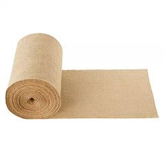 Burlap Fabric Roll, 14 In. X 150 Ft. and 50 X 50 High Density Wide Natural Burla
