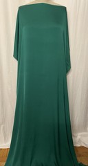 Luxurious Stretch Silk Broadcloth Emerald Green Fabric By The Yard 41-42″ Wide