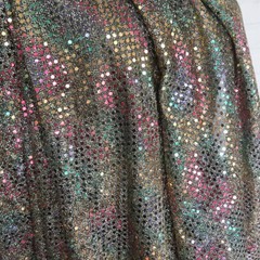 Multicolor Sequins Dot Fabric 44” Width Plus Xtra on pc g litter stretch mesh