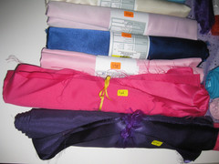 43pc LOT (26+yds – 8+lbs) 100% Poly Satin Chiffon Tulle Fabric REMNANTS – JoAnn