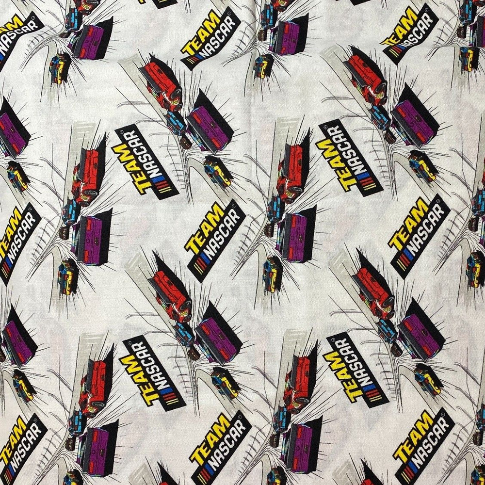 NASCAR Racing Cotton Fabric by CAMELOT Fabrics – By the Yard