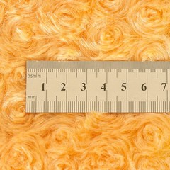 Faux Fur Fabric Rose Swirl Minkee, Imitation Furry Material,Soft, half meter