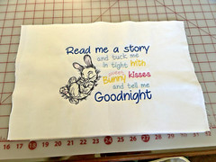 “Read Me A Story” Reading Pillow / Quilt Panel with Pellon Fusible Fleece