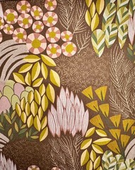 KOKKA PRINT FABRIC BUNDLE: 3 PCS MULTI MODERN FLORAL BOTANICAL PRECUT 11X15″