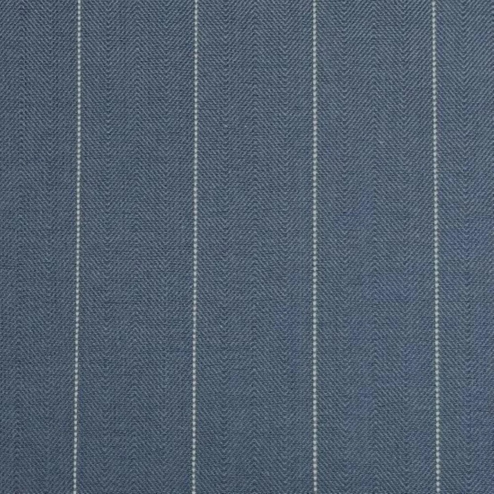 Blue White Stripe Cotton Drapery Cushion Pillow Upholstery Sewing Fabric BTY