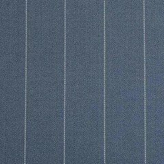 Blue White Stripe Cotton Drapery Cushion Pillow Upholstery Sewing Fabric BTY