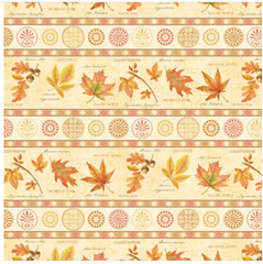 Fall Border Stripe, Medallions Fabric, Fall Festival Wilmington Prints 28097-138