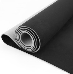 Black Suede Headliner Fabric 54″ L × 60″ W with Foam Backing, Automotive