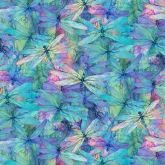 Dream Packed Dragonflies # CD3205-DREAM, sold in 1/2 yard increments