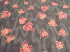 Kona Bay Hiker 04 Green With Rust Leaves Cotton/Quilt/Sew/Craft Fabric 1yd x 44