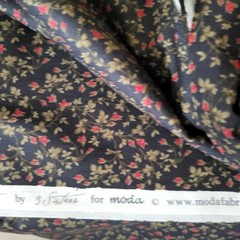 Retired Moda Fabric 3 Sisters Paris Flea Market Dark Floral 141×43 READ
