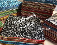 6 INCH QUILT SQUARES ~ PACK OF 46 SQUARES 100% Cotton Fabric (No Duplicates!)