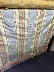 Striped TAFFETA Silk . 100% silk. Sold By the yard.