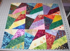 12 Pc Crazy Quilt 8″ Squares (Batiks) No Duplicates Cotton Fabric-Quilt-Sew