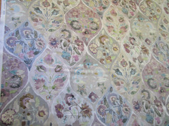 Etamine Paris Pastel Floral Print Fabric Cotton Or Blend 84″L x 60.50″W