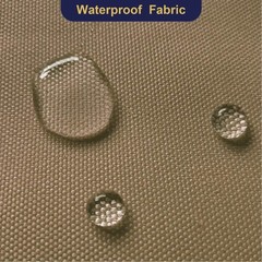 Foreate Waterproof Canvas Fabric by The Yard Pre-cut 1 Yard(58″ x 36″), Khaki