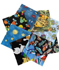 I-Spy Children’s Charm Memory Quilt Blocks – 52 – Cotton – Unique