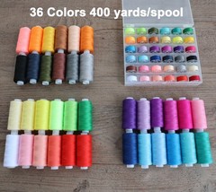 72 PCS Sewing Thread Assortment, 36 Color for Standard, Multicolor