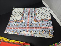 Vintage 2.5 POUNDS LOT Sewing Craft Fabric Snoopy Peanuts Floral 1970s NOS