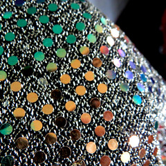 Multicolor Sequins Dot Fabric 44” Width Plus Xtra on pc g litter stretch mesh