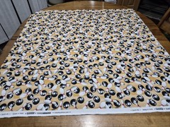 Sports Life Design #19495 Bowling 🎳 Fabric Unused Piece For Sewing Or Crafting