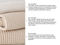 Knit Rib Fabric Ribbed Cuffing,Waistband Stretch Trimming Garments,Neotrims