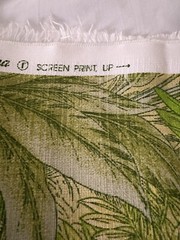Tommy Bahama Bahamian Breeze Fabric Bright Green Palm Leaves 42″ wide 1.5 yards