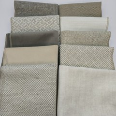 10 Upholstery Samples Remnants 21×13 Creams Grays Tans Browns Fabric Lot