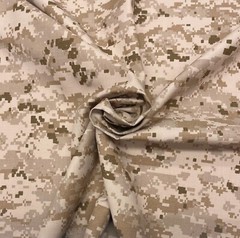 MARPAT DESERT 6oz MARINE USMC LOGO APPAREL NOMEX FR FABRIC BY THE YARD 64″W