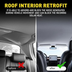 Auto Headliner Replacement Fabric Sunroof 1/8″ Foam Backing Mid Gray 60″ Wide