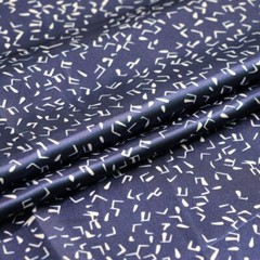 1Yard Lining Pajamas Robe Shirt Material Music Print Satin Charmeuse Fabric