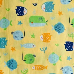 Ocean Fat Quarters Fabric Bundles for Quilting, Cute Mysterious