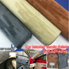 150x100cm Self Adhesive Soft Fabric Wrap Film Sticker Stretch DIY Multi Purpose