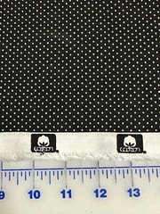 Pin Dot on Black Coordinating cotton Fabric per yd sew craft 44″