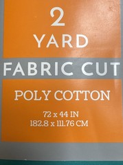 Lot Of 4 ~ 2 Yard Poly Cotton & Costume Satin Fabric Pre-Cut 72″ x 44″ NEW