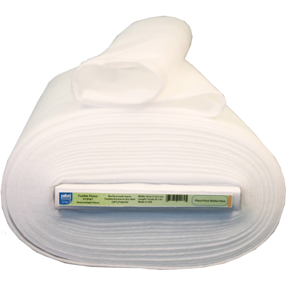 Pellon 973F Fleece Fabric, White 45″ x 10 Yards by the Bolt