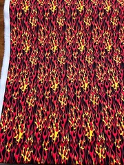 Elizabeth Studios Motorcycle Flames MIXED 100% cotton fabric by the yard 36 x 44