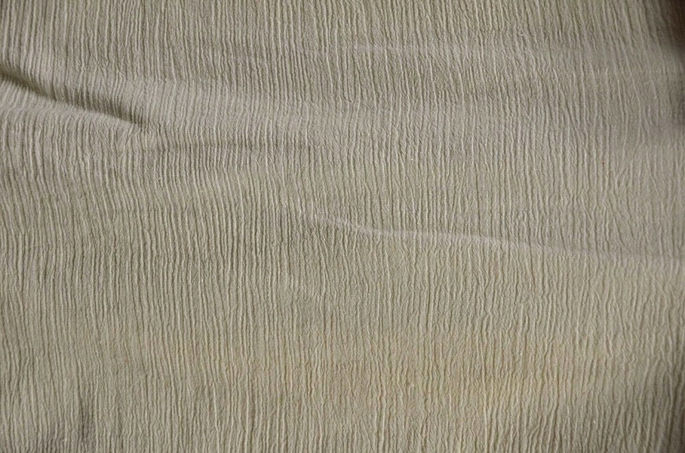 Cotton Gauze Crinkled Light Weight garment IVORY dresses fabric yard 50″ wide
