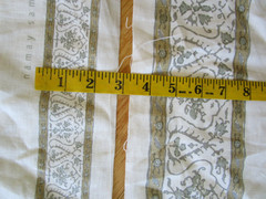 Namay Samay’s NILOFER 65″ Linen Print with 41″ long borders Leftover