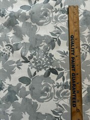 Zinnia Floral in Shy Blue – Premier Prints Cotton Canvas Fabric