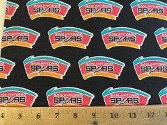 NBA Official Branded 100% Cotton Fabric ( Fat Quarter, 1/2 Yard, Yard)