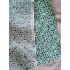 Vintage Cranston Print Works VIP Fabric Mint Green Ditsy Floral Cotton 90×44